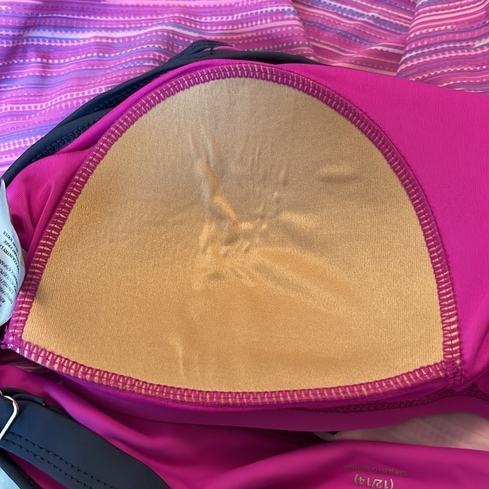 Free Country Blouson Tankini Top - Picture 7 of 11